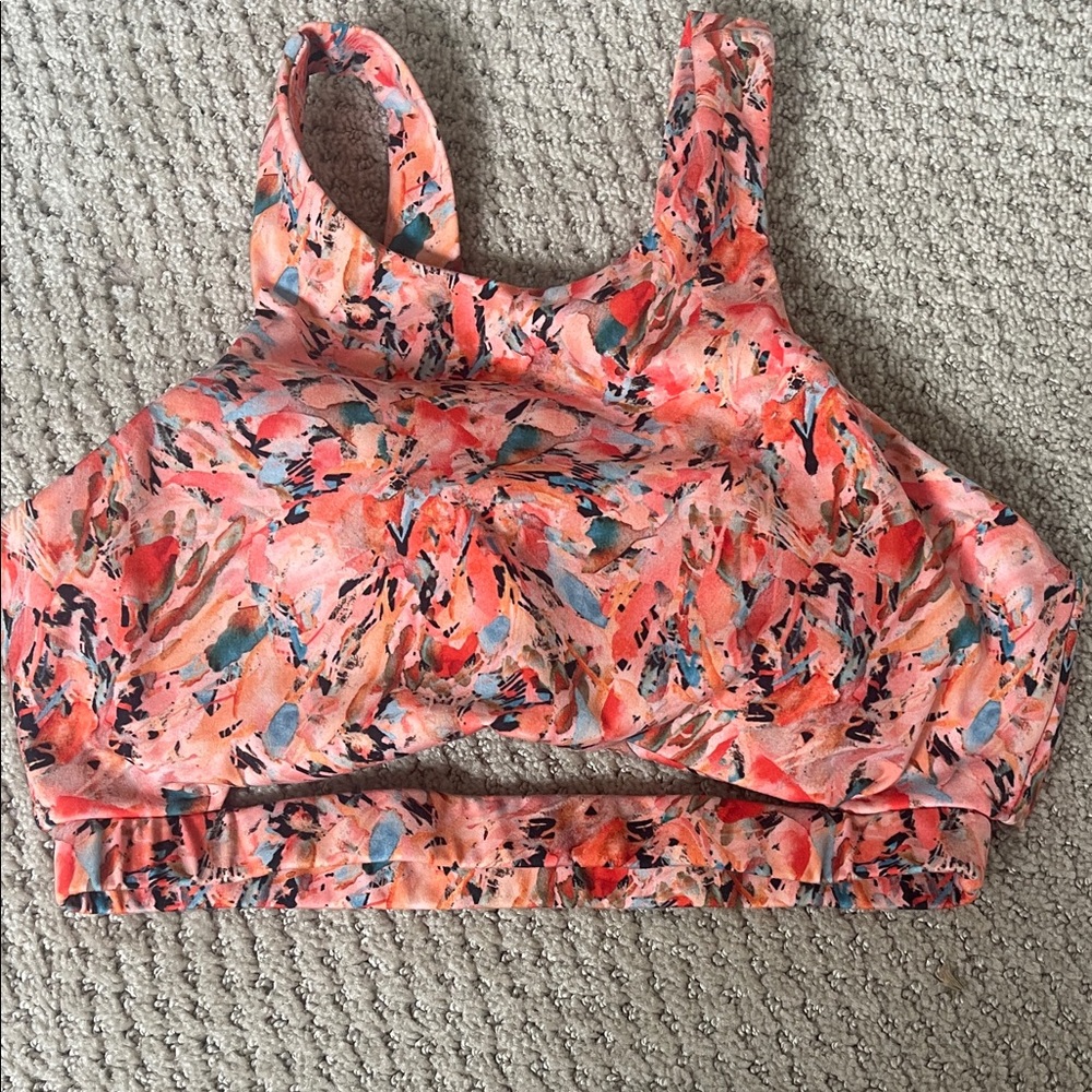 Cleo Harper Colorful Abstract Sports Bra